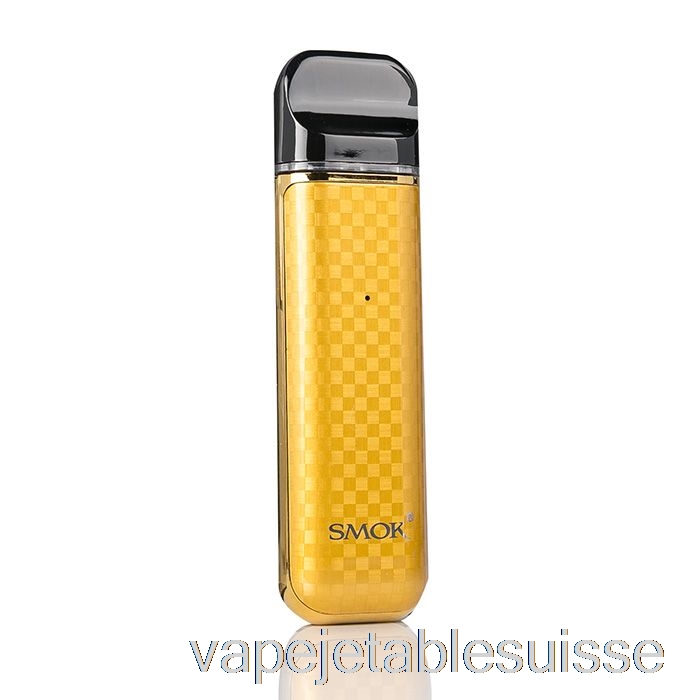 Vape Suisse Smok Novo 2 Système De Pod 25w Fibre De Carbone Or